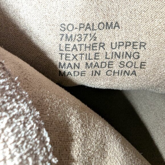 Sole Society | Knee High Suede Leather Boots "Paloma" Gray Beige	| Size 7M - Picture 14 of 16